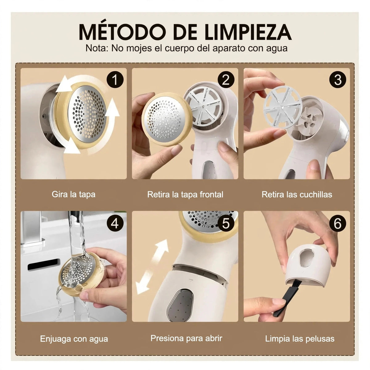 Renueva PRO™ - Quita Motas y Pelusas con Pantalla Digital LED